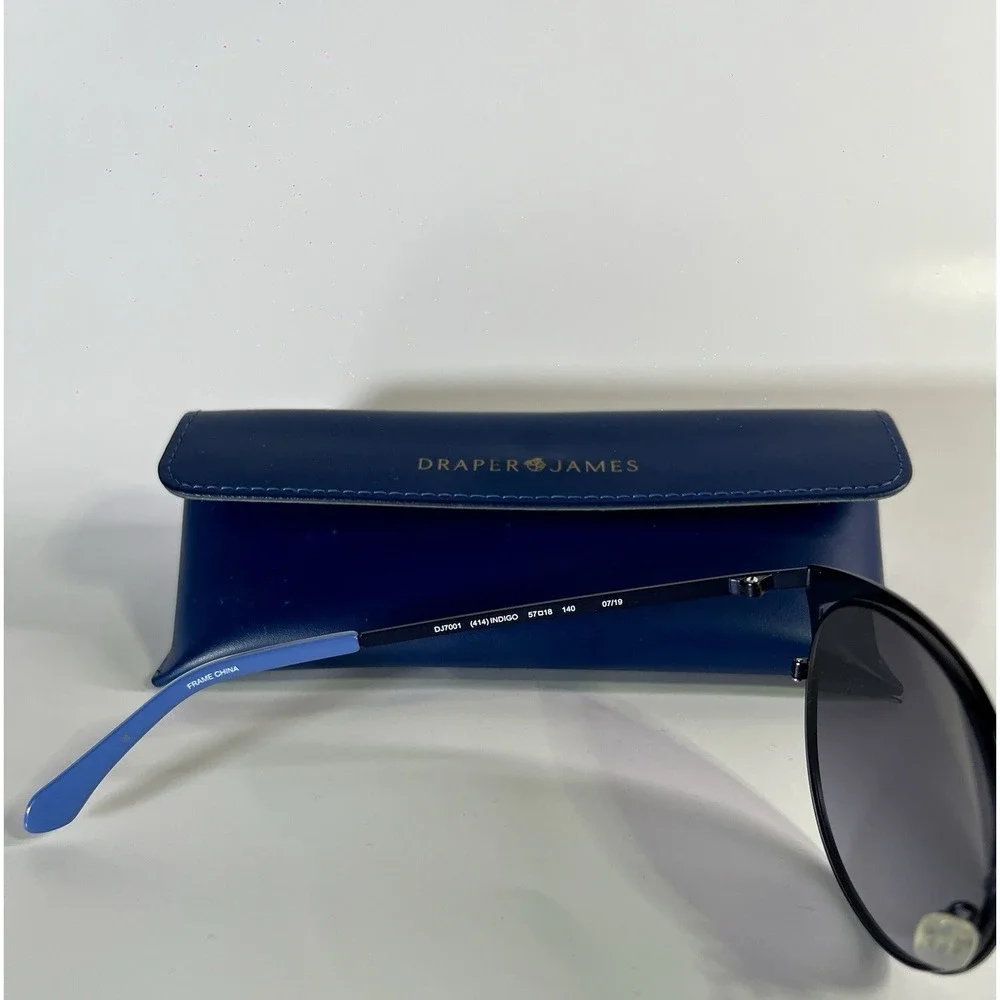 Draper James DJ7001 57/18 414 Indigo Women's‎ Sunglasses 1282